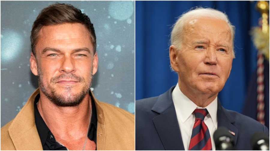 'Reacher' star details chance meeting with Biden on show's set