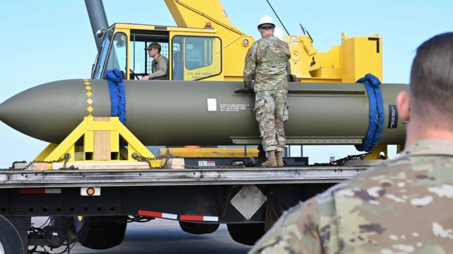 What is a 'bunker buster' bomb?
