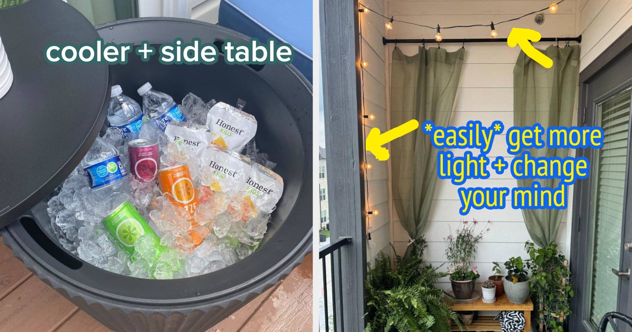 Even If You Have A Tiny Outdoors Space, These 46 Upgrades Will Make It Feel More Like A 5-Star Resort