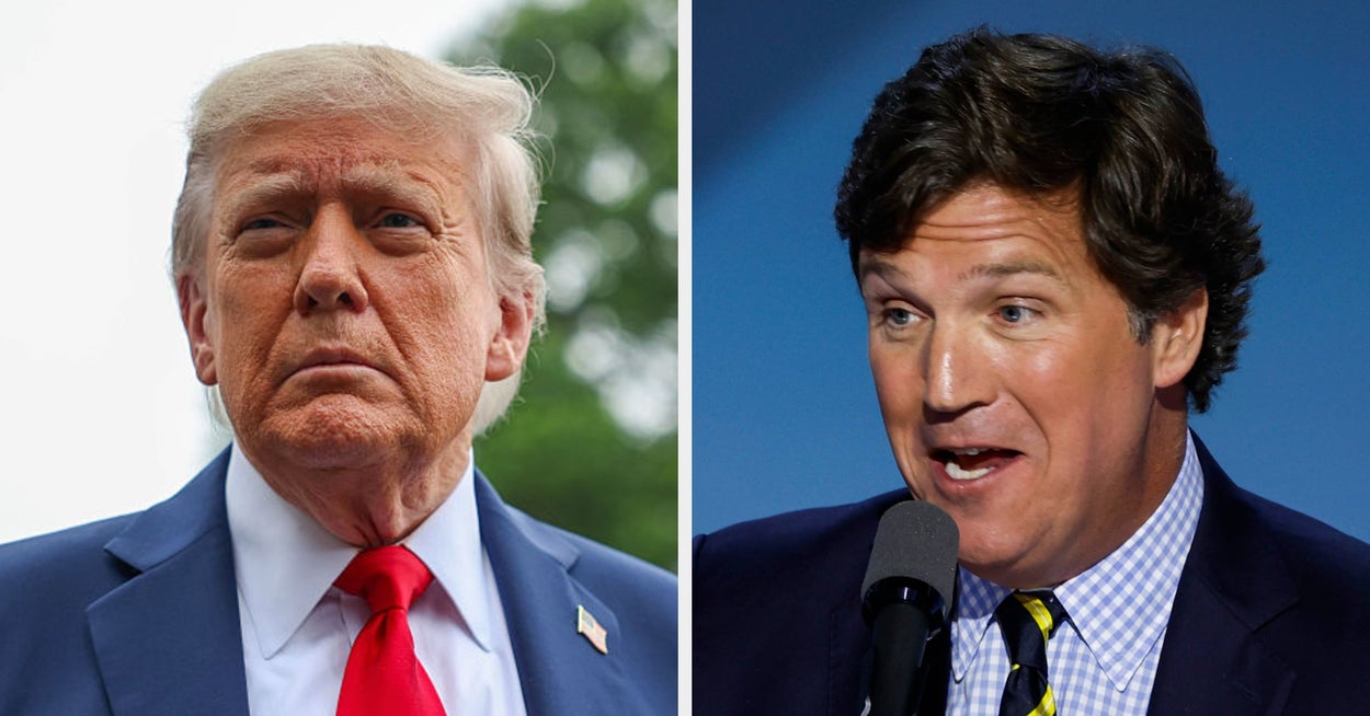 Trump Escalates His Feud With Tucker Carlson Over Israel And Iran