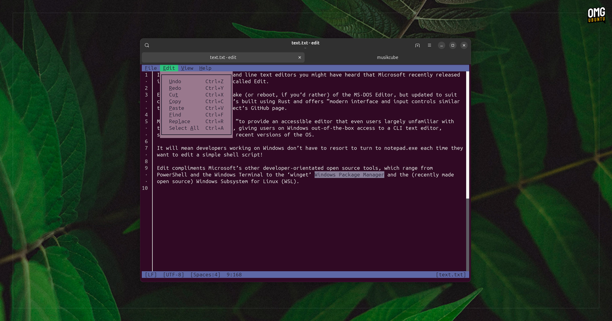 Microsoft’s New CLI Text Editor Works Great on Ubuntu