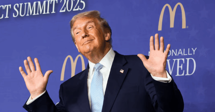 Trump tells McDonald’s franchisees inflation fight is ‘a daily battle